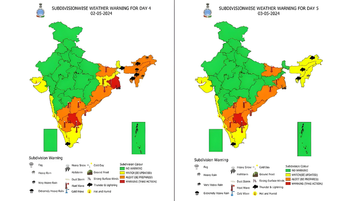 Heavy rainfall in Nagaland