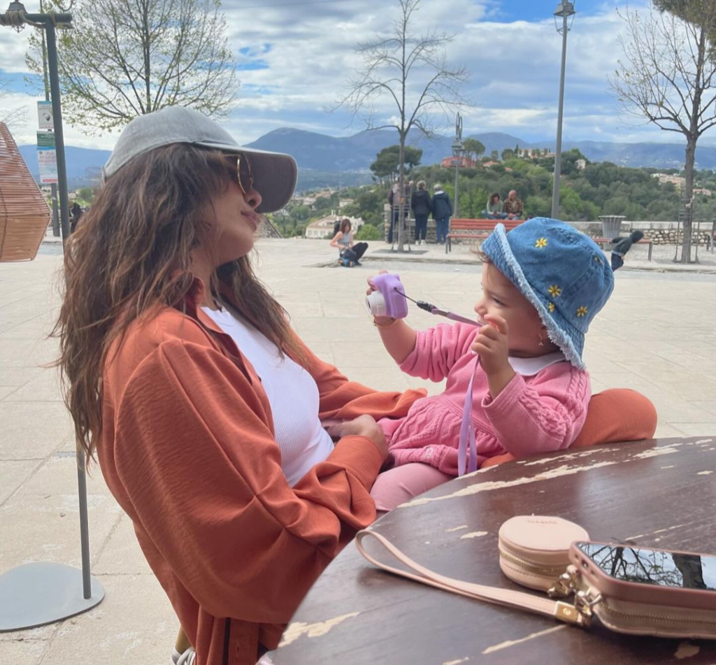 Priyanka Chopra and her daughter Malti Marie