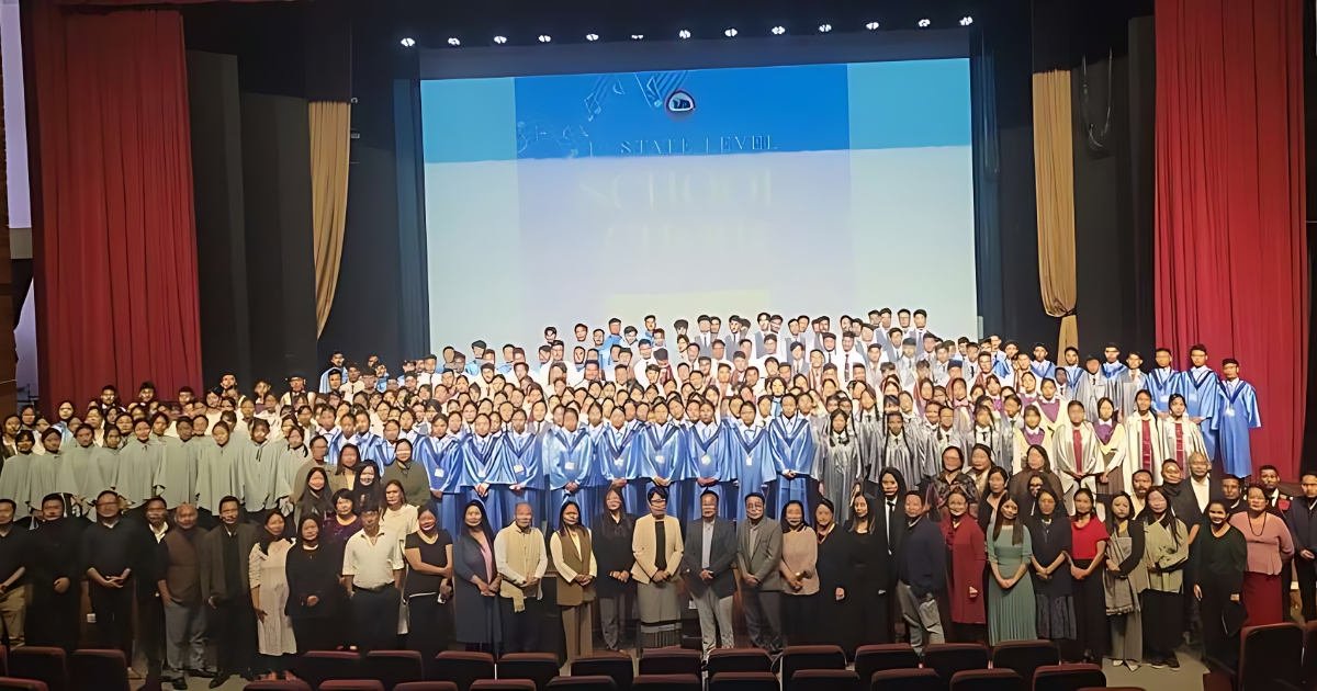 Kohima hosts first state-level government schools choir competition