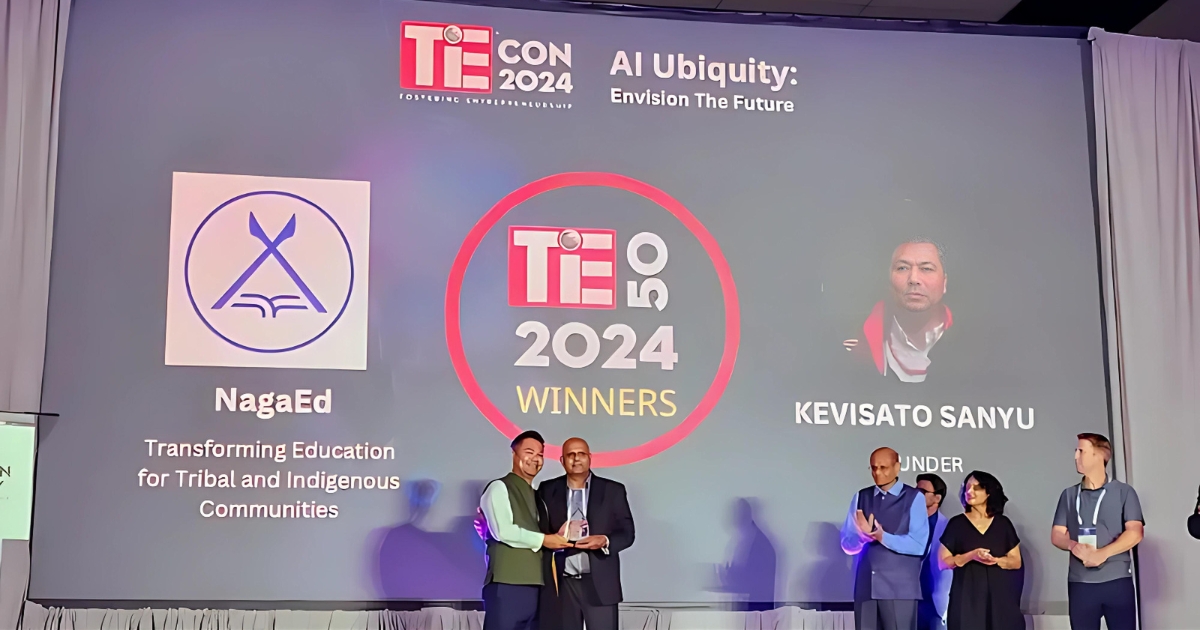 NagaEd wins TiE50 award for transforming tribal education