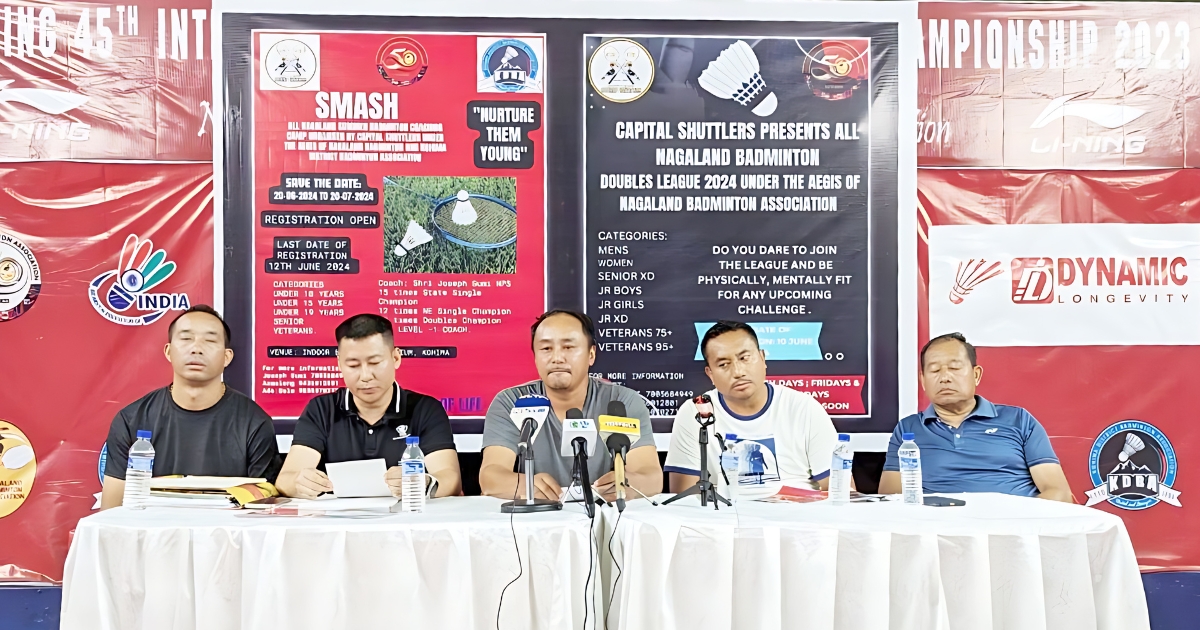 All Nagaland Badminton Doubles League 2024 announced