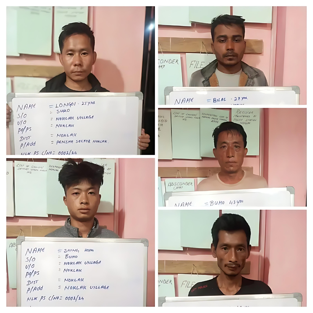 Five arrested in Noklak murder linked to black magic, KSU and TPO condemn