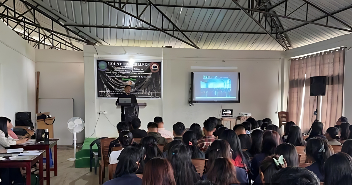 My Tiyi College webinar on Korean influence of Nagaland youth