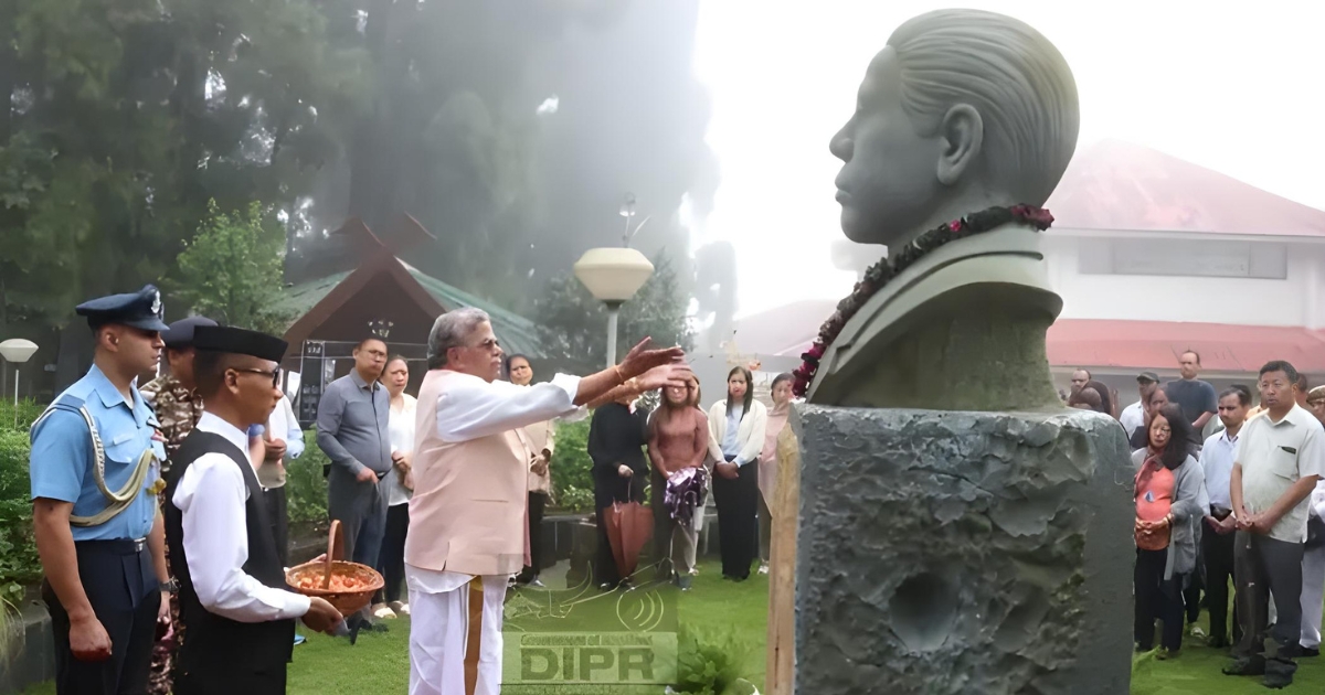 Dr. Imkongliba Ao Martyrdom Day Observed at Raj Bhavan, Kohima