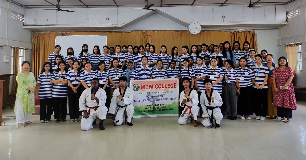 M.G.M College equips female students with crucial self-defence skills