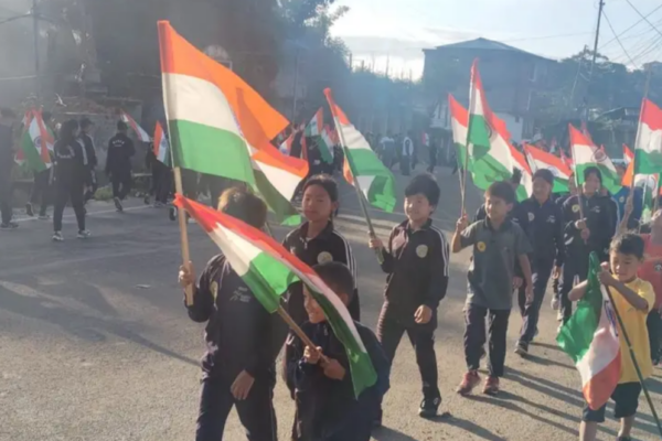 Kohima DSO Organises Har Ghar Tiranga Rally