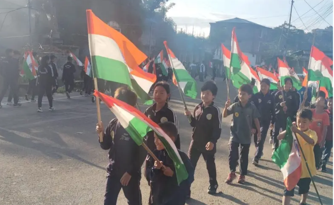 Kohima DSO Organises Har Ghar Tiranga Rally