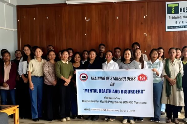 Training program on mental health and disorders for teachers in Tuensang