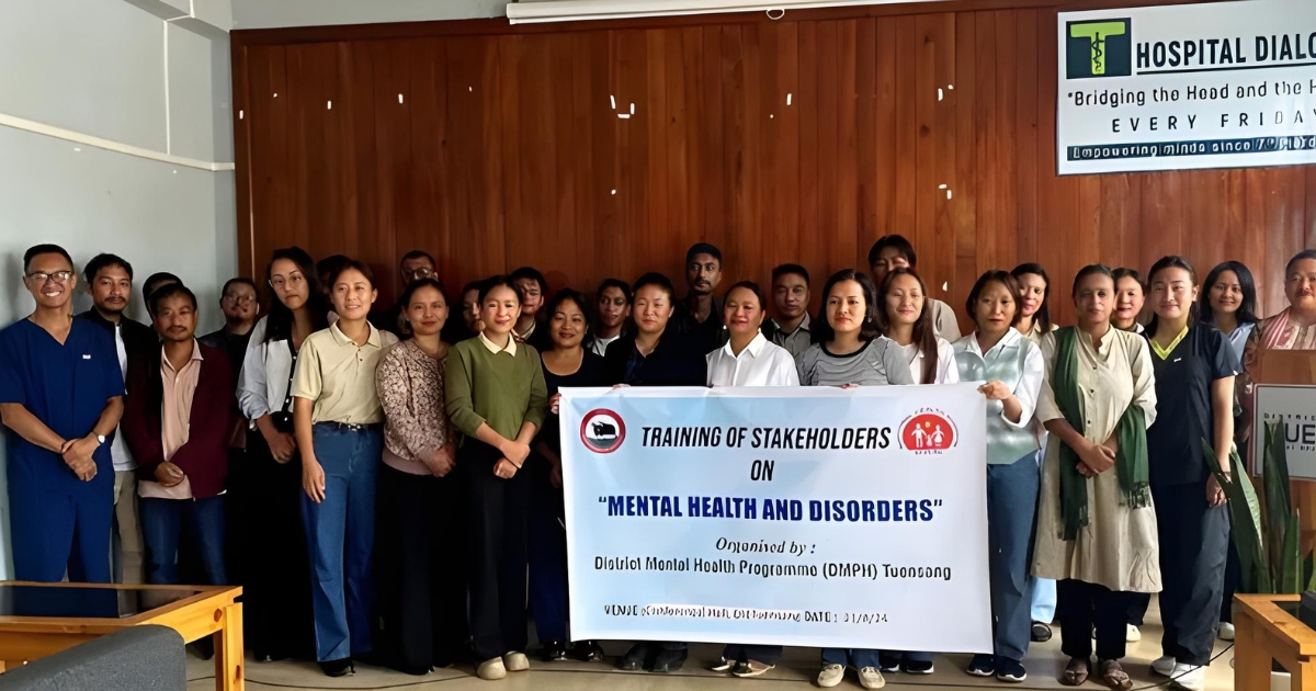 Training program on mental health and disorders for teachers in Tuensang