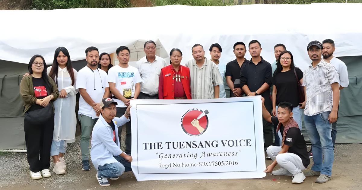 Tuensang Voice helps landslide-affected Families with financial aid