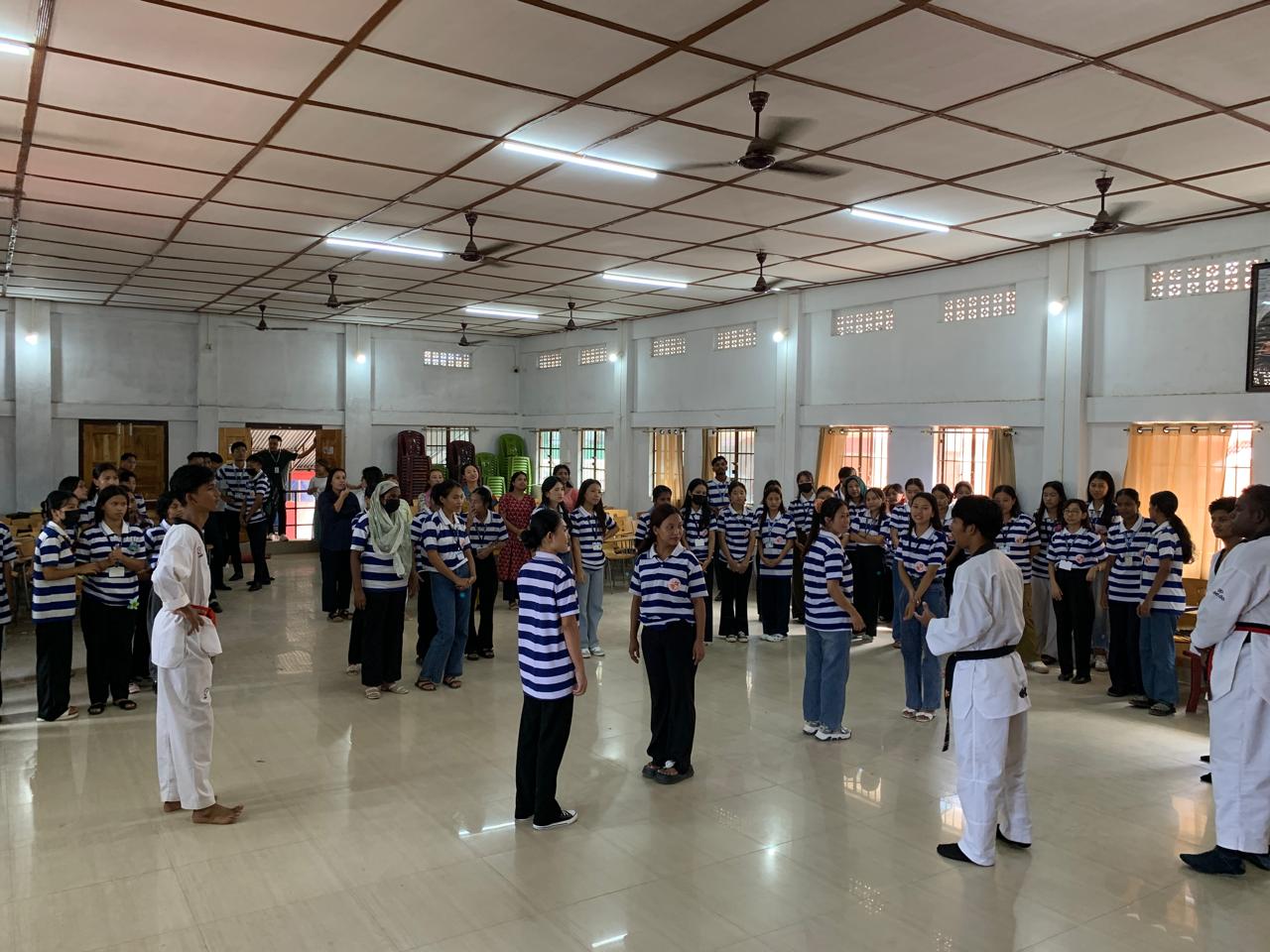 MGM College self-defence class