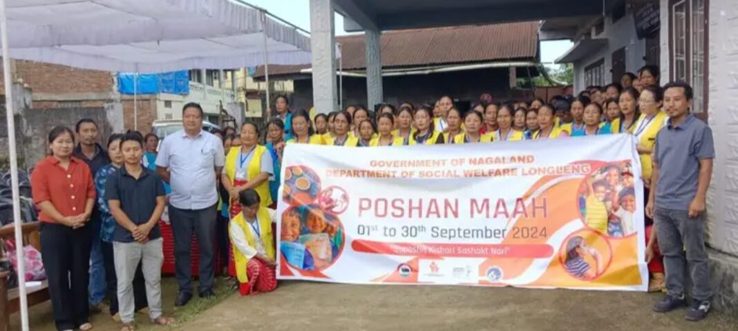 Poshan Maah 2024 launched in Longleng by Dept of Social Welfare